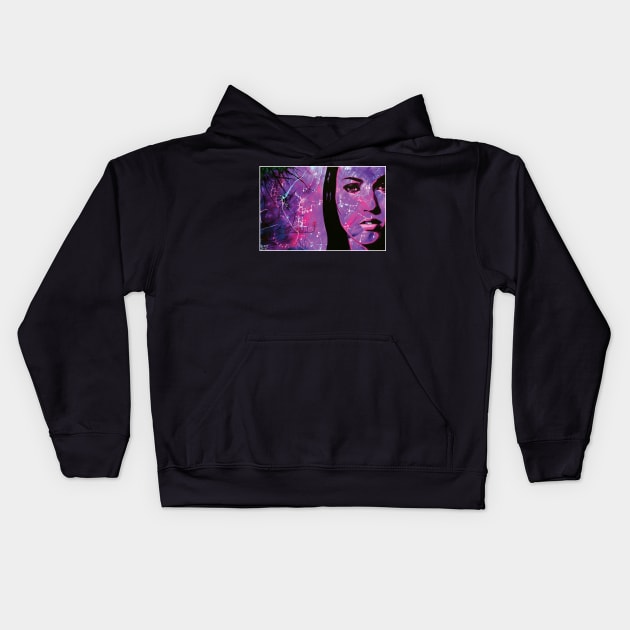 See-Through Faded, Super-Jaded Kids Hoodie by Bobby Zeik Art